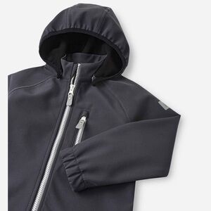 Reima Kids' Dark Gray Hooded Raincoat